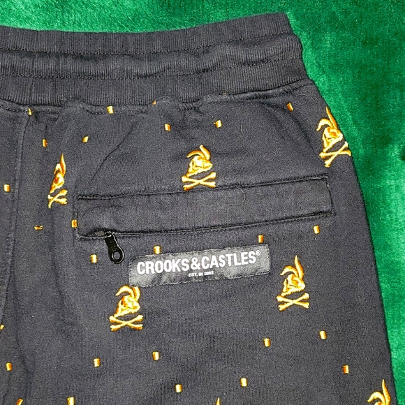 Crooks & CastlesSkull Bunny AOP Embroidered Joggers - Picture 5 of 5
